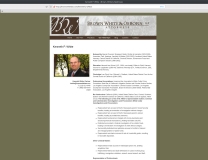 Brown, White & Osborn attorney page