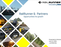 RailRunner North America presentation title slide