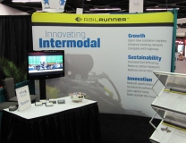 RailRunner trade show booth